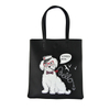 High quality logo printed leather tote shopping bag