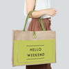Extra large capacity practical jute bag 