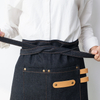 Wholesale Wear-resistant Washable Denim Waist Apron for Cafe