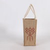 Lightweight breathable jute tote shopping bag 