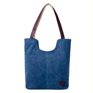 Strong load bearing thicker canvas women tote bag
