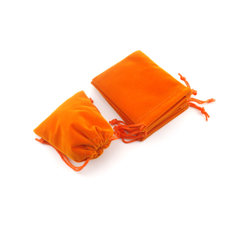 Customize wholesale velvet suede small drawstring bag gift jewelry pouch 