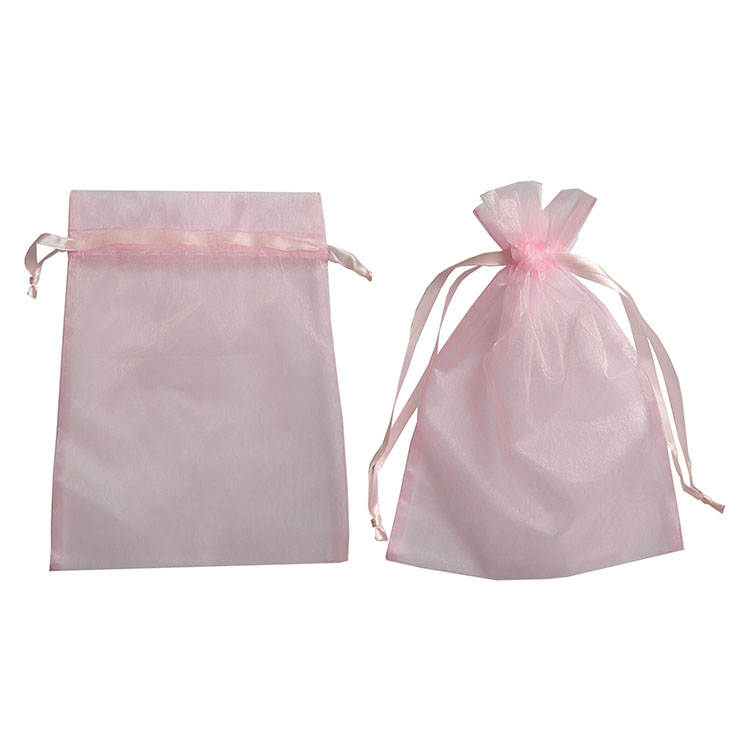 Wedding gift bags drawstring jewelry organza bag mesh drawstring pouch