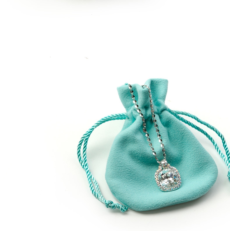 Hot product candy jewelry velvet drawstring bag 