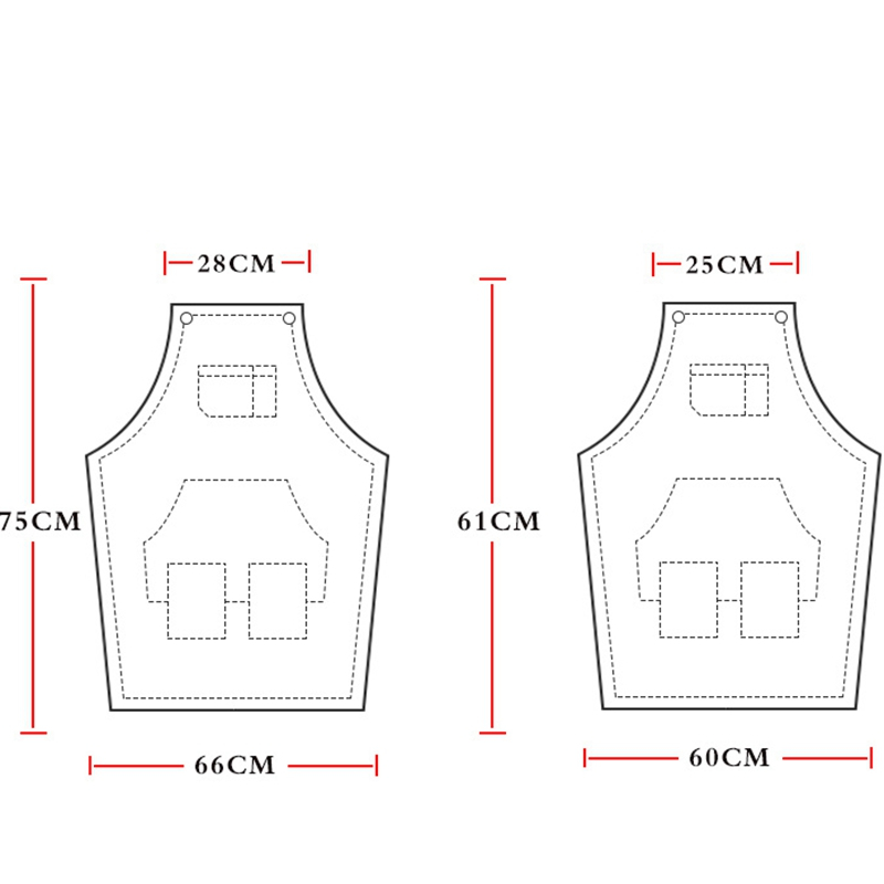 Promotion professional portable and durable work denim apron with customized logo