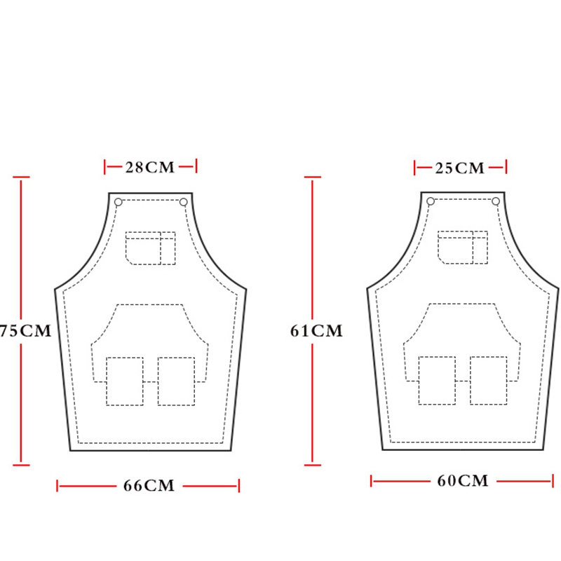 Promotion professional portable and durable work denim apron with customized logo