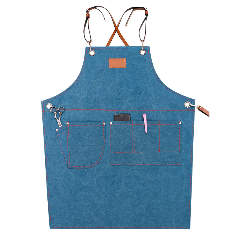 Reasonable price top grade durable and eco-friendly cooking denim apron