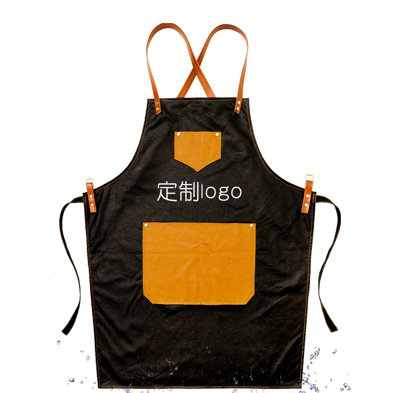 Waterproof anti-oil dustproof workshop work apron multifunction household cooking apron garden cleaning apron