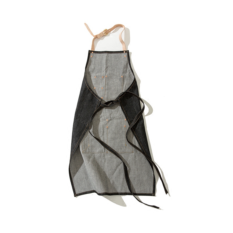 Superior Custom Original Design Denim Apron For Barista Or Restaurant Multi-function Tooling Apron