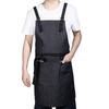 Hot-selling Popular Denim Fabric Adjustable Barista Work Apron
