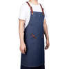 Korean Fashion Barista Barber Floral Baking Denim Work Apron Wholesale