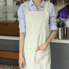 Dedicated Custom Apron Cross Strap Printed Logo Work Clothes for Bakery Cafe Hotel Restaurant Kitchen Work Use