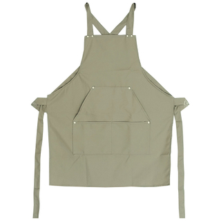 Dedicated Custom Apron Cross Strap Printed Logo Work Clothes for Bakery Cafe Hotel Restaurant Kitchen Work Use