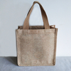 Wholesale cheap fine linen shopping bag gift bag portable webbing