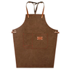 New Design Good Quality Exquisite Canvas Fabric Kitchen Waiter Tea Shop Overalls Barista Barber Apron For Workshop