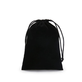 Soft comfortable velvet drawstring storage gift package bag