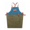 Korean fashion barista restaurant men and women overalls painting custom logo canvas cowboy apron