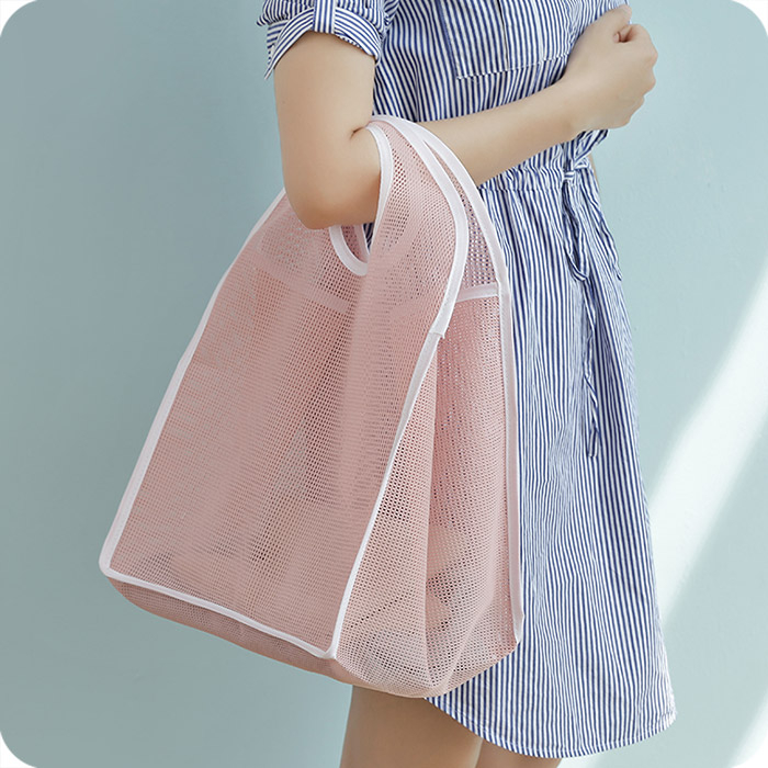 New product nylon mesh tote shopping stroge bag 