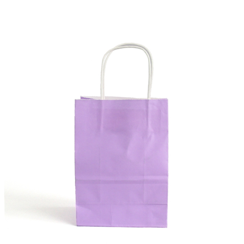 Multifunction plain design colorful durable gift paper bag wholesale