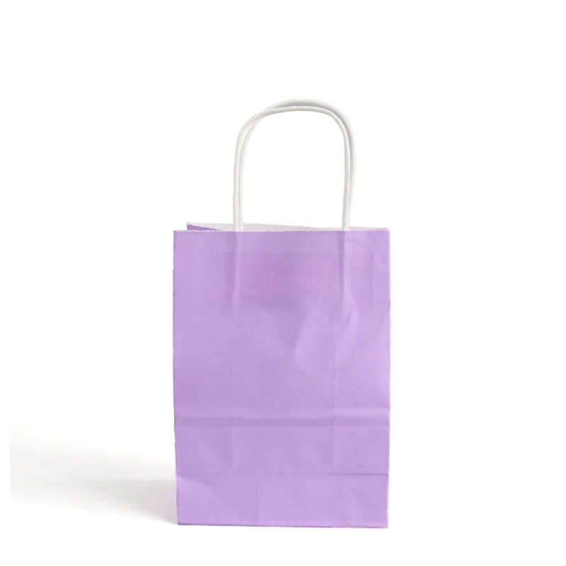 Multifunction plain design colorful durable gift paper bag wholesale