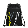 Custom polyester drawstring backpack waterproof outdoor sports light fitness football bag