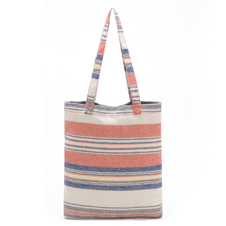 Fashion popular large capacity thick lightweight cotton canvas shopping bag