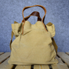 High quality vintage durable large canvas tote shopping bag for men