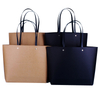 High quality custom two colors eco-friendly kraft paper bag wholesale