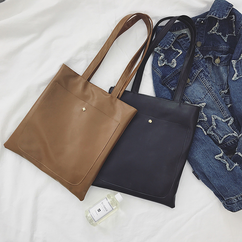 Factory wholesale supply fashion vintage ins popular style pu leather bag