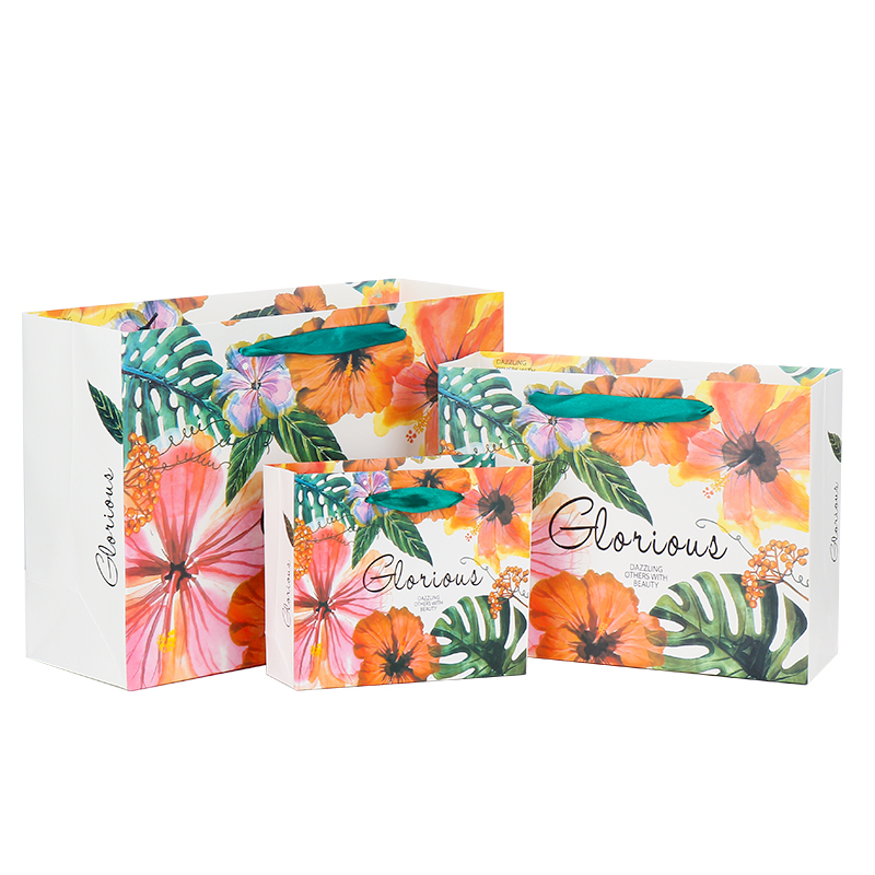 Wholesale high quality waterproof and eco-friendly kraft paper bag for gifts