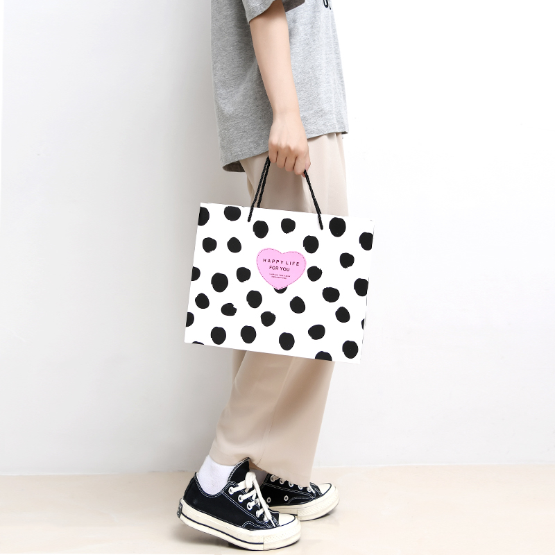 Most popular cheap custom beautiful pattern printed gift paper bag for sale