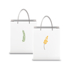  White luxury printed gift custom shopping paper bag with your own logo