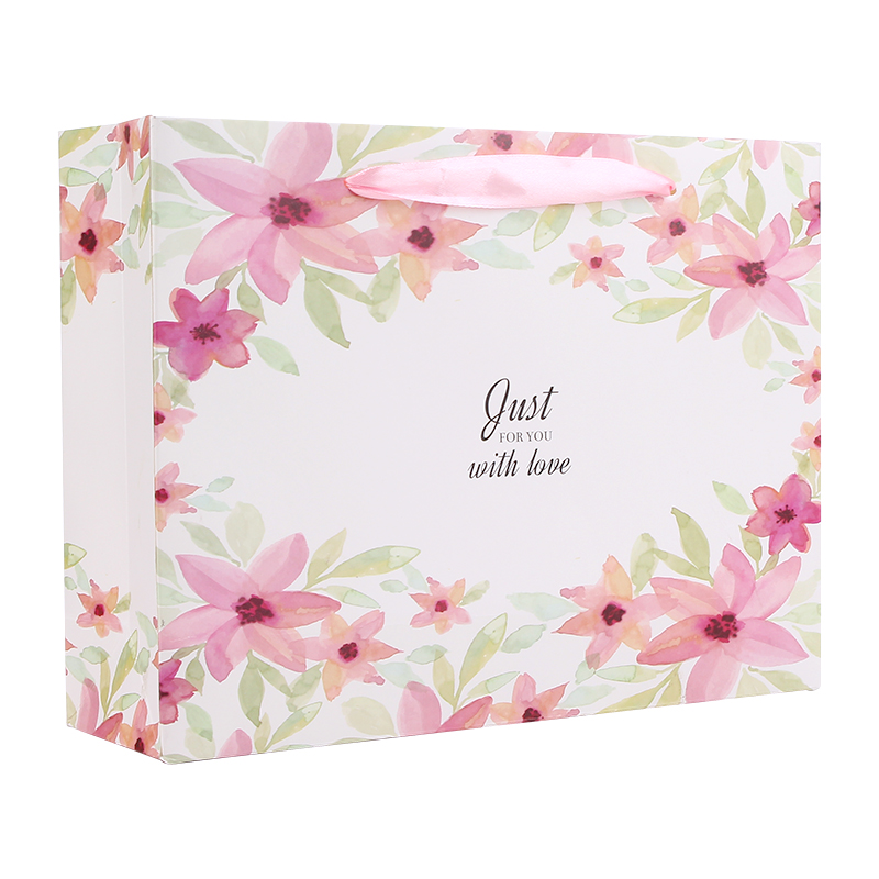 Factory wholesale price custom printed recycle shopping gift kraft paper bag