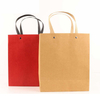 Cheap and high quality food recycled brown kraft paper bag with twisted handle