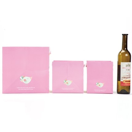 Custom design printed luxury gift packaging kraft paper carry die cut handle shopping bag with your own logo