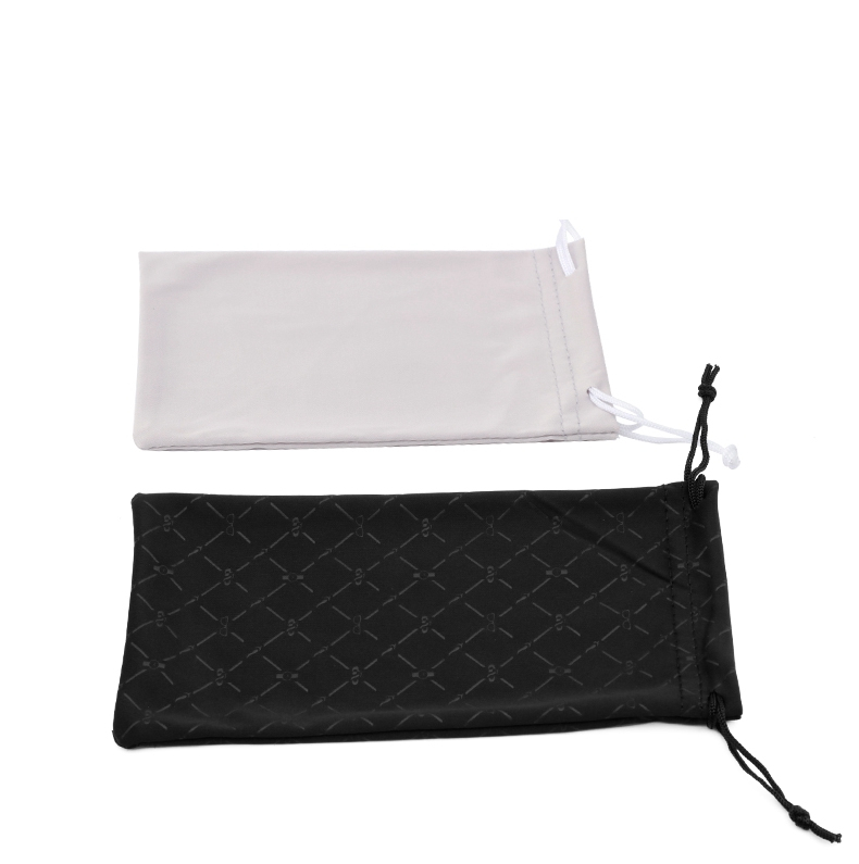 Simple Korean retro large men's and women's sunglasses microfiber bag eyeglasses microfiber bag