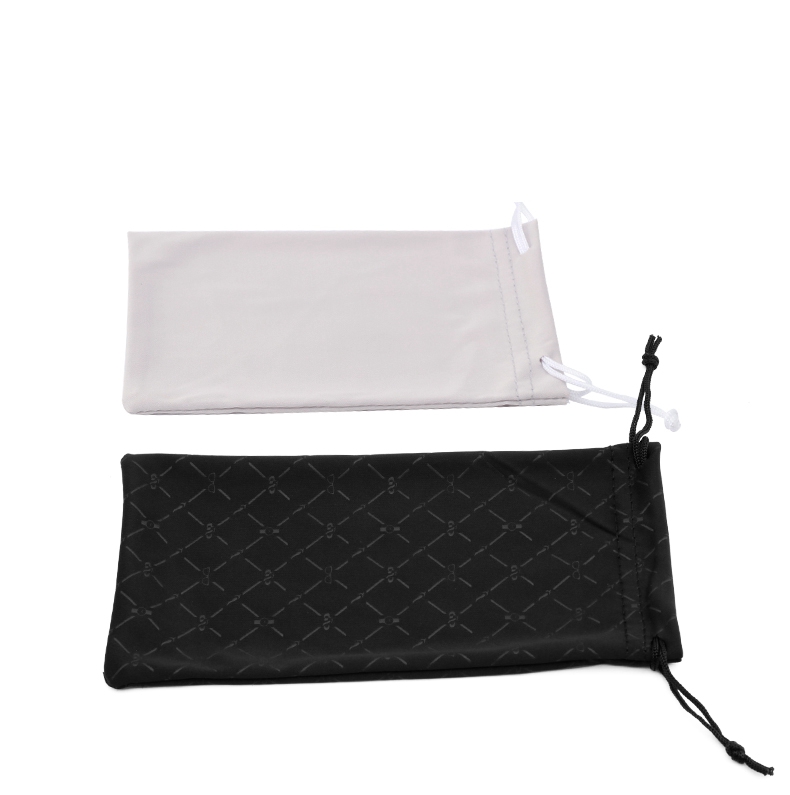 Simple Korean retro large men's and women's sunglasses microfiber bag eyeglasses microfiber bag