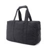 Large capacity black travel bag folding nylon portable light sports tote bag