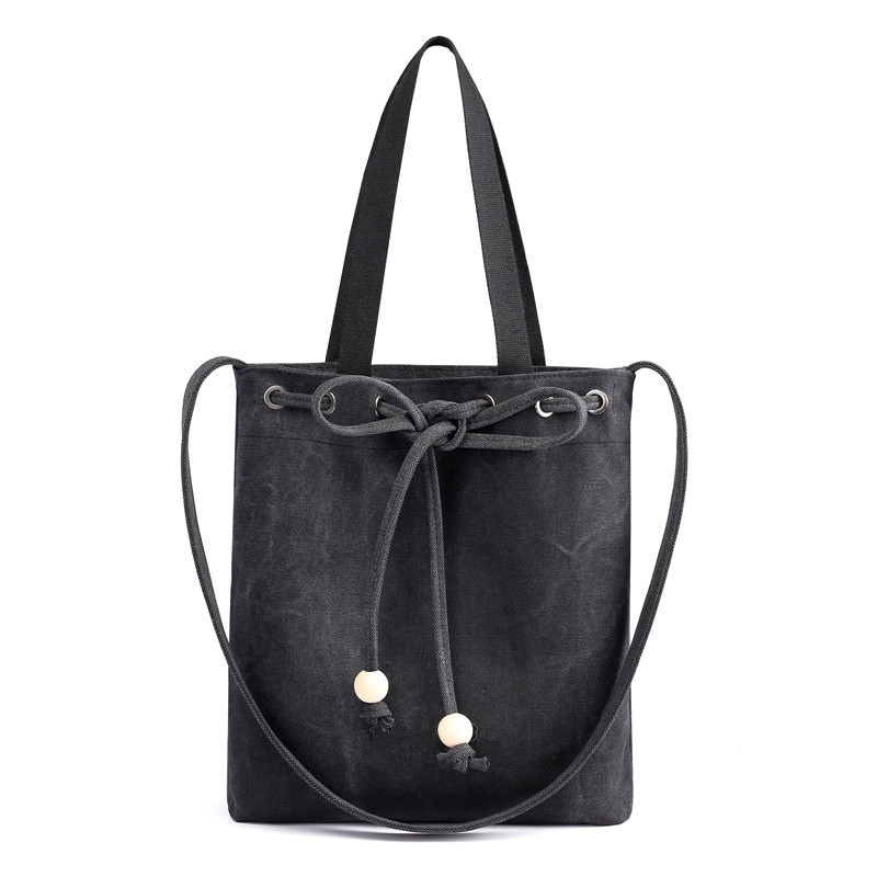 Reasonable price promotion fashional canvas tote shoulder bag wholesale