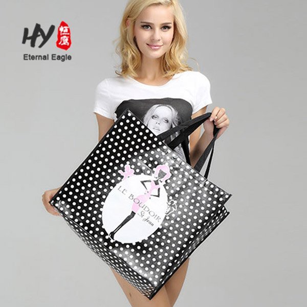 Laminated waterproof non woven shopping bag   
