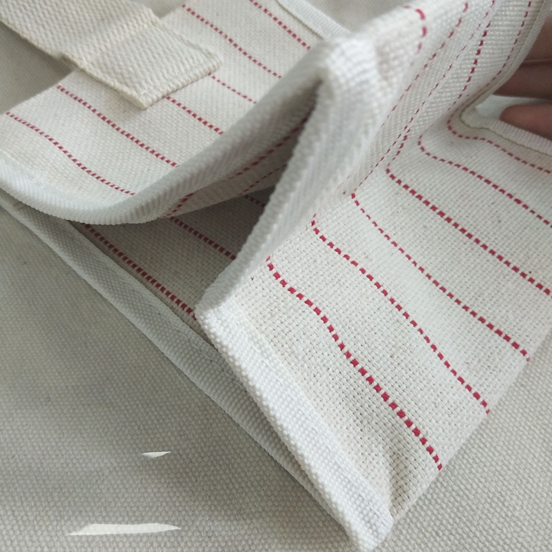 Small size embroidery canvas tote bag