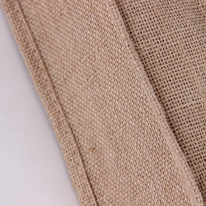 Lightweight breathable jute tote shopping bag 