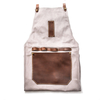 Custom Superior Durable Canvas Apron with Leather Pockets And Straps