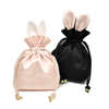 Professional custom satin jewelry drawstring gift pouch bag with logo printing