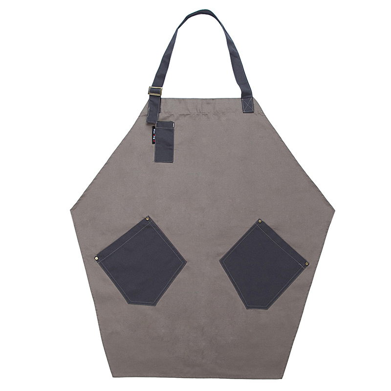 Adjustable Hang Neck Strap Comfortable Durable Canvas Work Apron Custom Logo