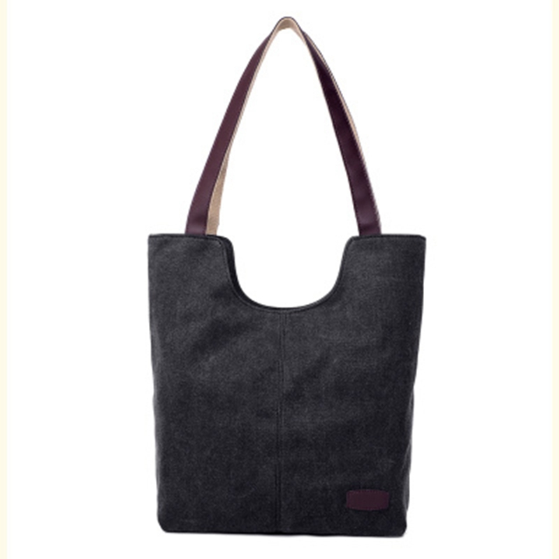 Strong load bearing thicker canvas women tote bag