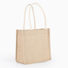 Simple design durable linen shopping bag for sale