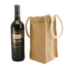 Eco friendly strong load bearing jute wine bag 