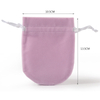 Custom wholesale new design velvet drawstring bag