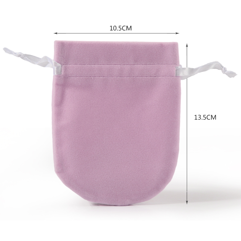 Custom wholesale new design velvet drawstring bag